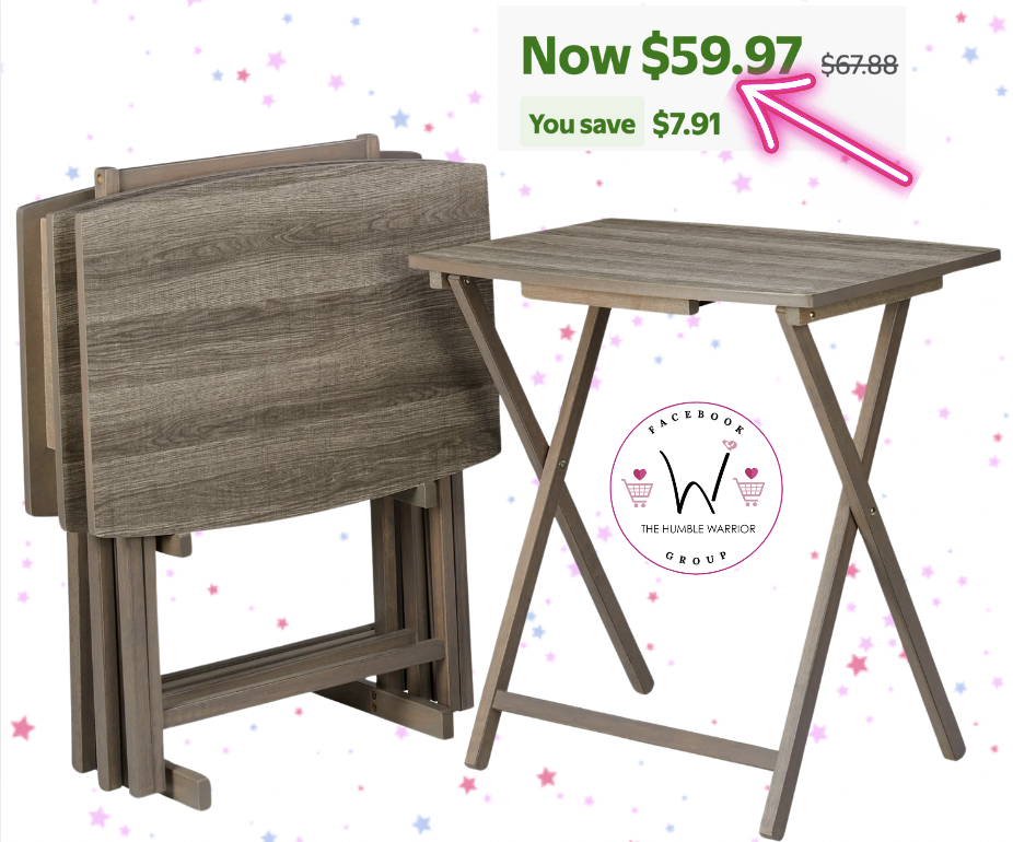 Mainstays TV Folding Tray Tables!